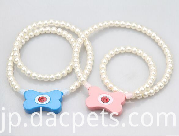 調整可能なナイトセーフティパールネックレス Adjustable Night Safety Pearl Necklace